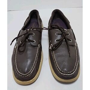 Sperry Top-Sider Intrepid Boat Shoes Men's Size 8.5 M‎ Dark Tan 9774803